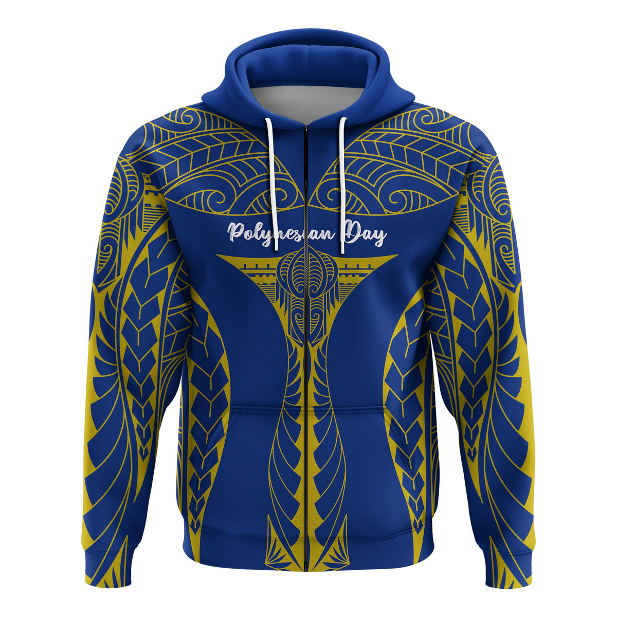 Custom Polynesian Day Zip Hoodie Elegant Style LT16 - Wonder Print Shop