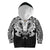 Viking Ram Skull Tattoo With Vegvisir and Valknut Hoodie Kid RLT12 - Wonder Print Shop