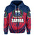Samoa Polynesian Patterns Zip - Hoodie - Wonder Print Shop