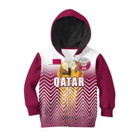 (Custom Personalised And Number) Qatar World Cup 2022 Hoodie KID Sport Style LT6 - Wonder Print Shop