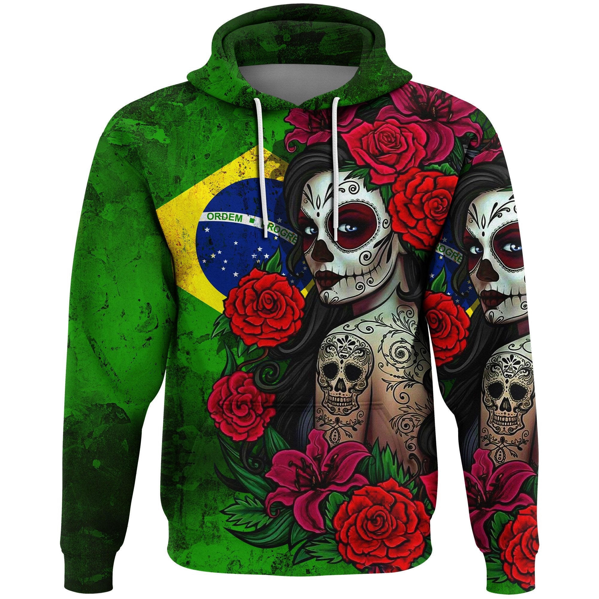 brazil-hoodie-sugar-skull-girl-and-roses-tattoo